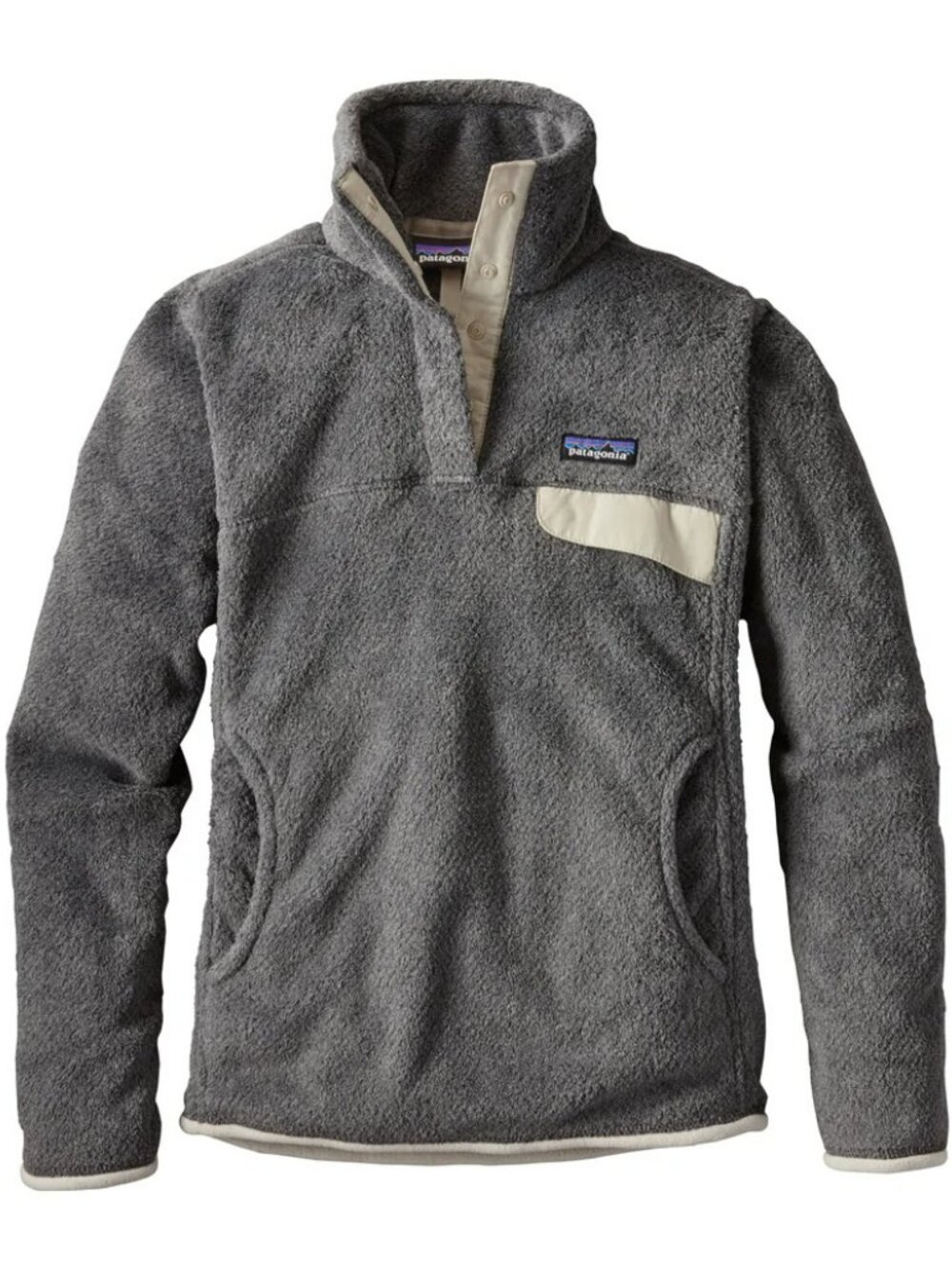 Patagonia Re-Tool Snap-T Fleece Pullover, Feather Grey/Ivory, W's Small - Picture 2 of 11